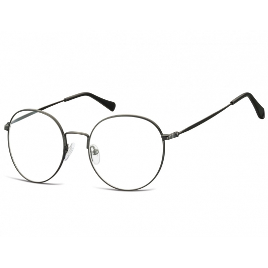 Lenonki okrągłe Okulary oprawki optyczne 915C czarne